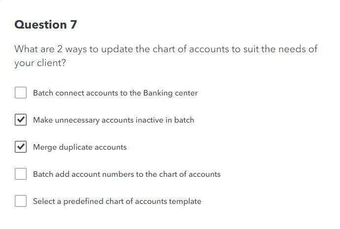 Solved What are 2 ways to update the chart of accounts to | Chegg.com