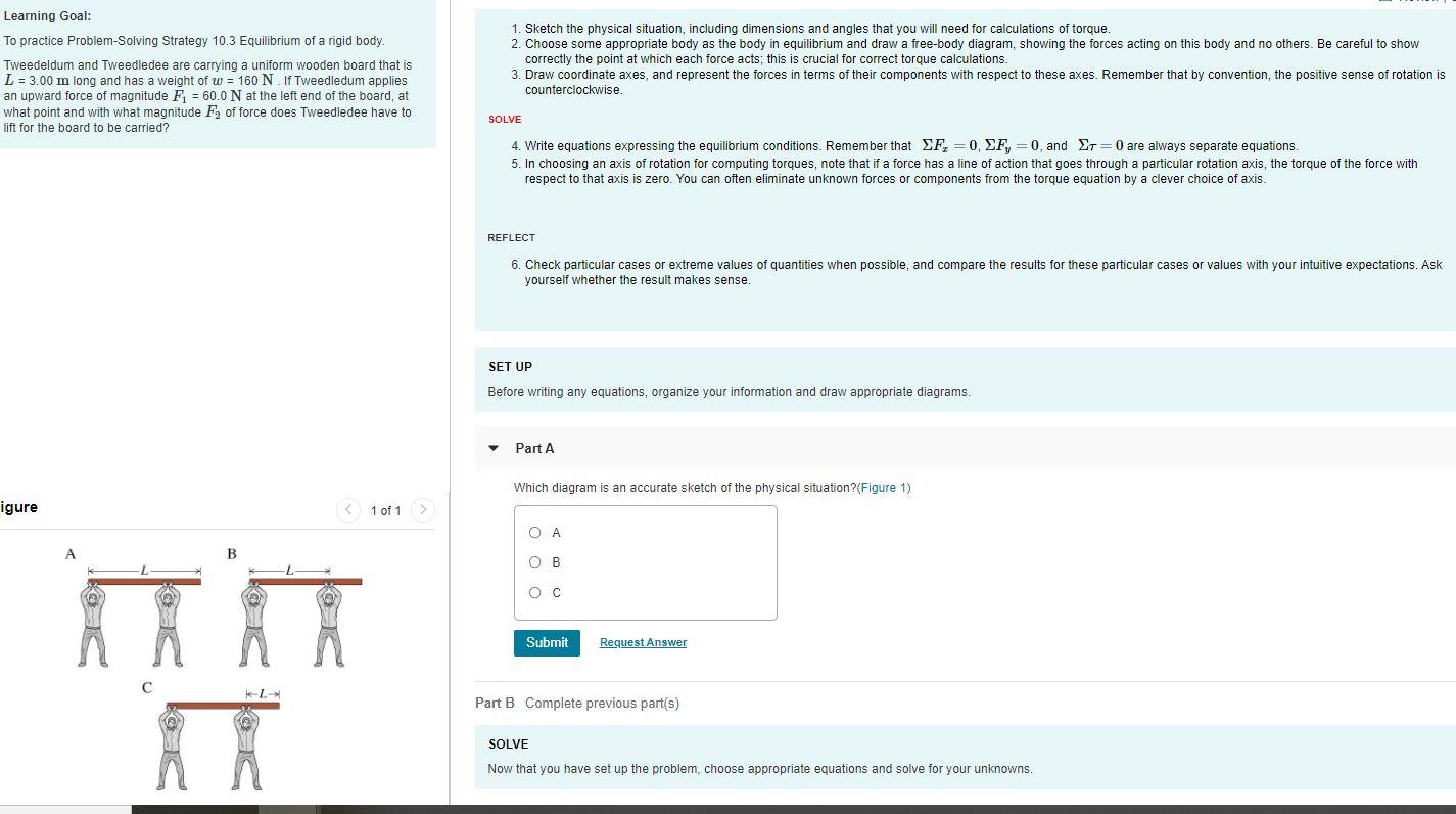 Solved Learning Goal: To Practice Problem-Solving Strategy | Chegg.com