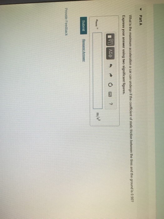 solved-parta-what-is-the-maximum-acceleration-a-car-can-chegg
