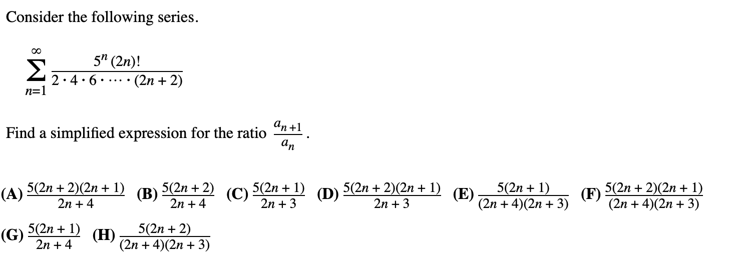 Solved Consider The Following Series. | Chegg.com