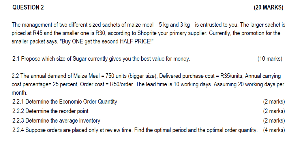 Solved Read The Statement Below And Answer All The FIVE (5) | Chegg.com