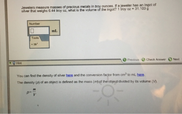 Solved Jewelers measure masses of precious metals in troy Chegg com