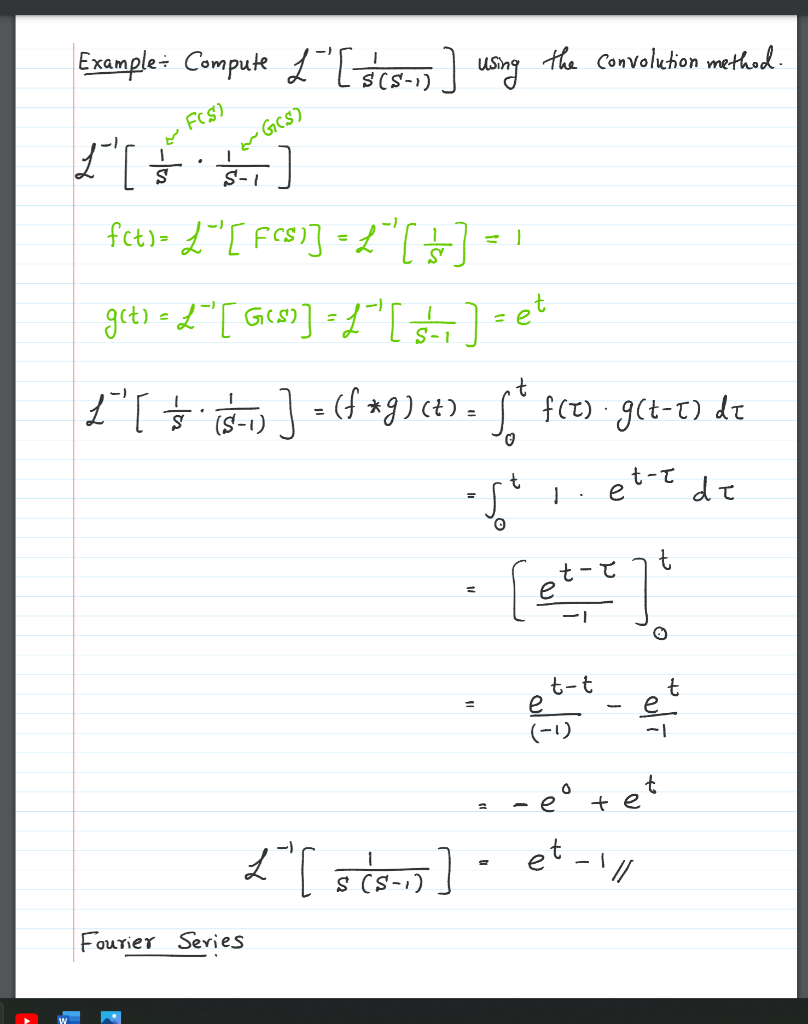 Solved can someone show me how to do convolution with a | Chegg.com