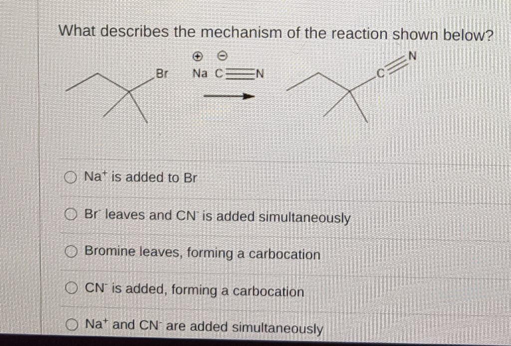 solved-what-describes-the-mechanism-of-the-reaction-shown-chegg