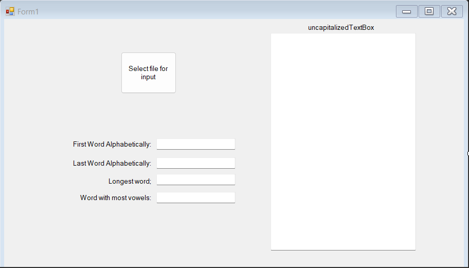 Solved c# Write a Windows Form Application that uses a file | Chegg.com