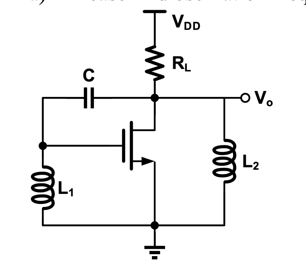 Solved 2. The following is LC feedback oscillator. Please | Chegg.com