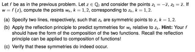 Solved We want to find a conformal mapping w=f(z) from the | Chegg.com