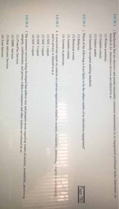 Solved 20-29. Multiple Choice Questions Select the best | Chegg.com