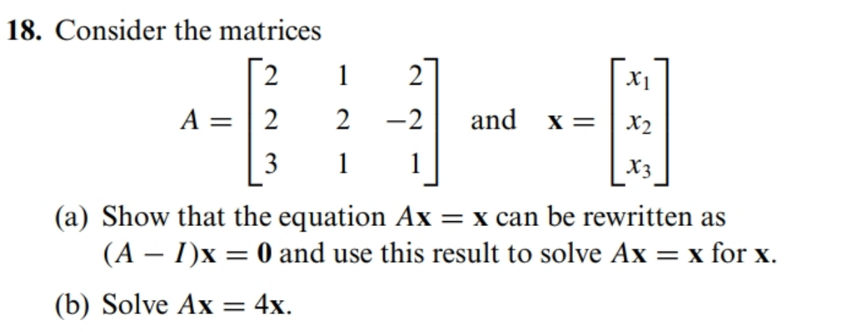 Solved Consider the matricesA=[21222-2311], ﻿and | Chegg.com
