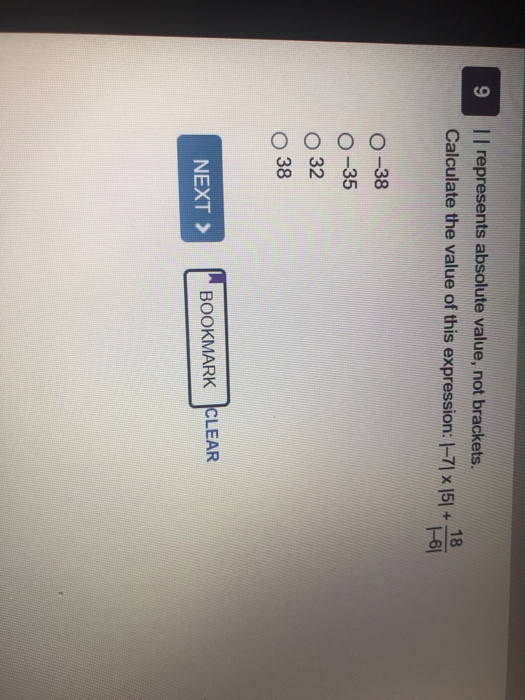 Solved 9 Ii Represents Absolute Value Not Brackets 7651