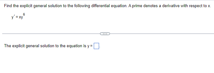 Solved Find the explicit general solution to the following | Chegg.com