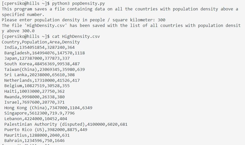 Solved Python - Please write a program to read this file and | Chegg.com