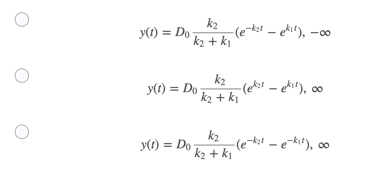 Solved What Is The Solution To The Differential Equation Chegg Com