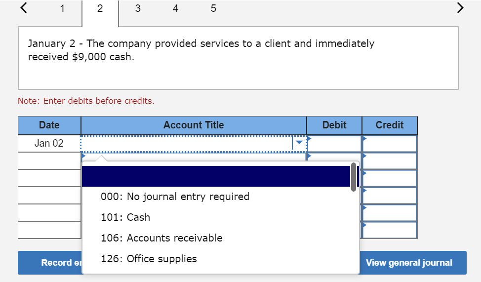 Received Cash Journal Entries