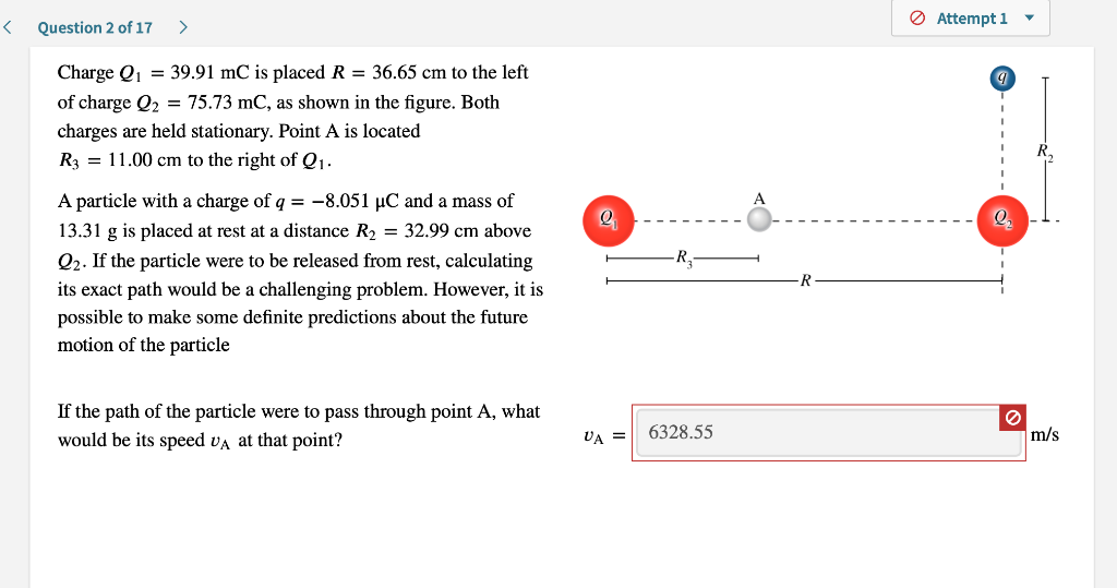 Solved Question 2 Of 17 Attempti Charge Q1 39 91 Mc Chegg Com