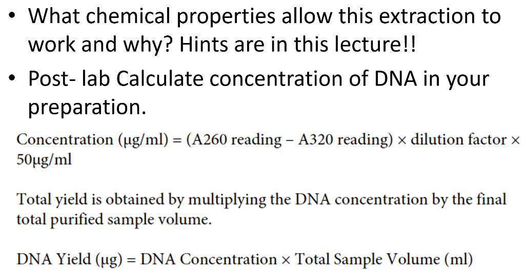 Solved •DNA extraction solution 1 SDS (Detergent), 500mM