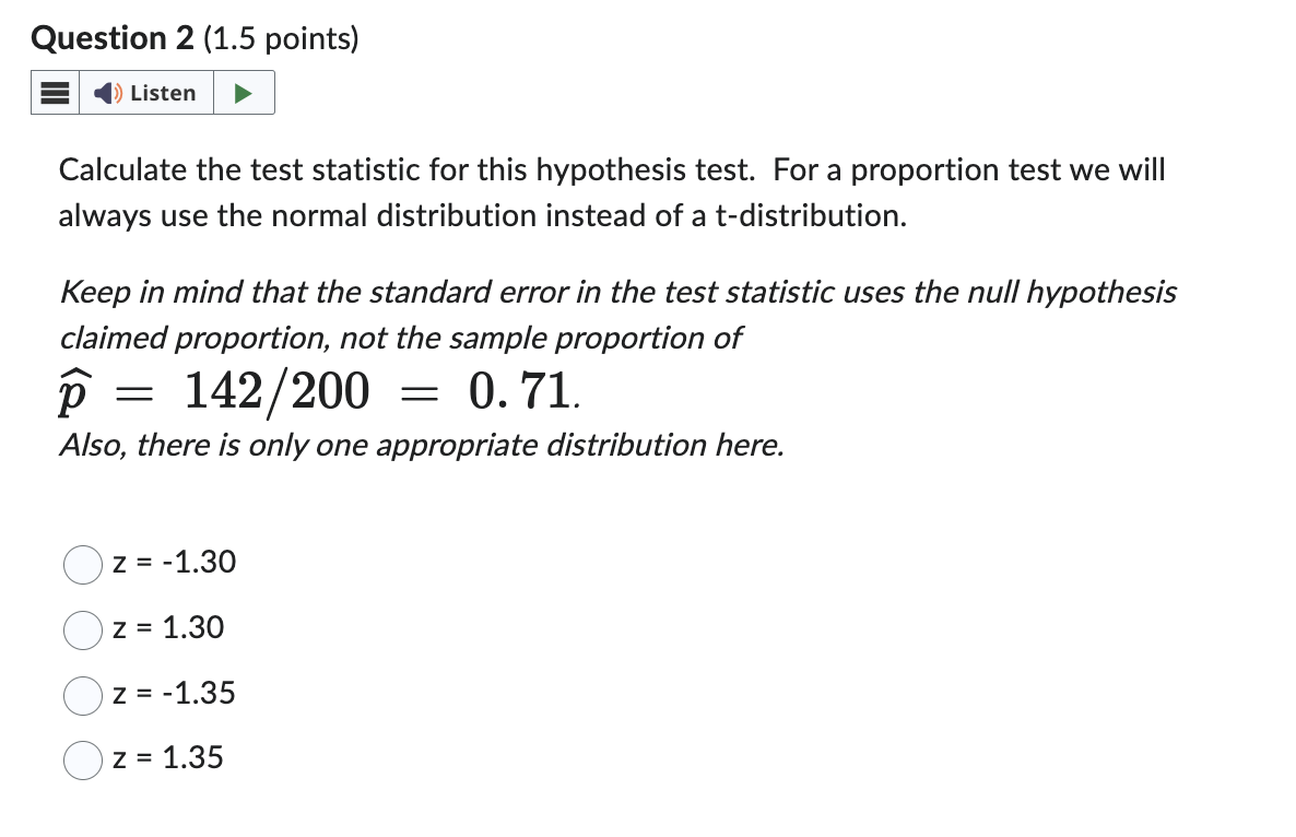 Solved Section 1 - One sample proportion A university is | Chegg.com
