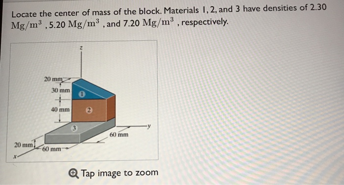 Solved Determine The Location X Bar, Y Bar, And Z Bar, Of | Chegg.com