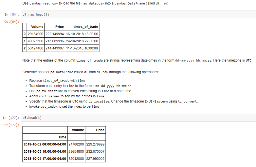Solved Using Python, please use the data from the second | Chegg.com