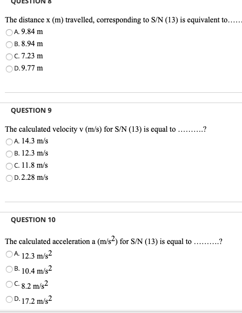 Solved Experiment 3 Linear Kinematics Graphical Analy Chegg Com