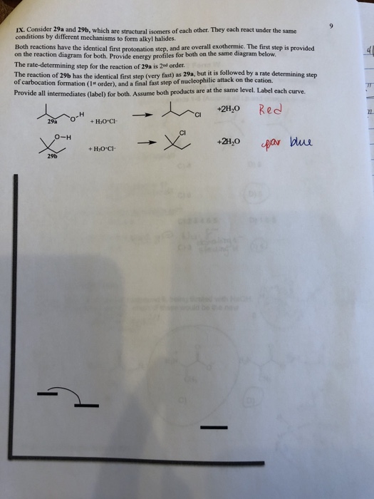 Solved IX. Consider 29a and 29b, which are structural | Chegg.com