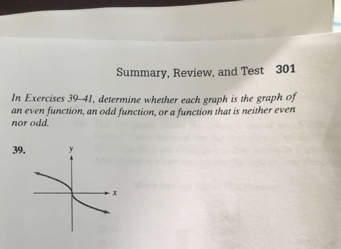 Solved In Exercises 36-38, determine whether the graph of | Chegg.com
