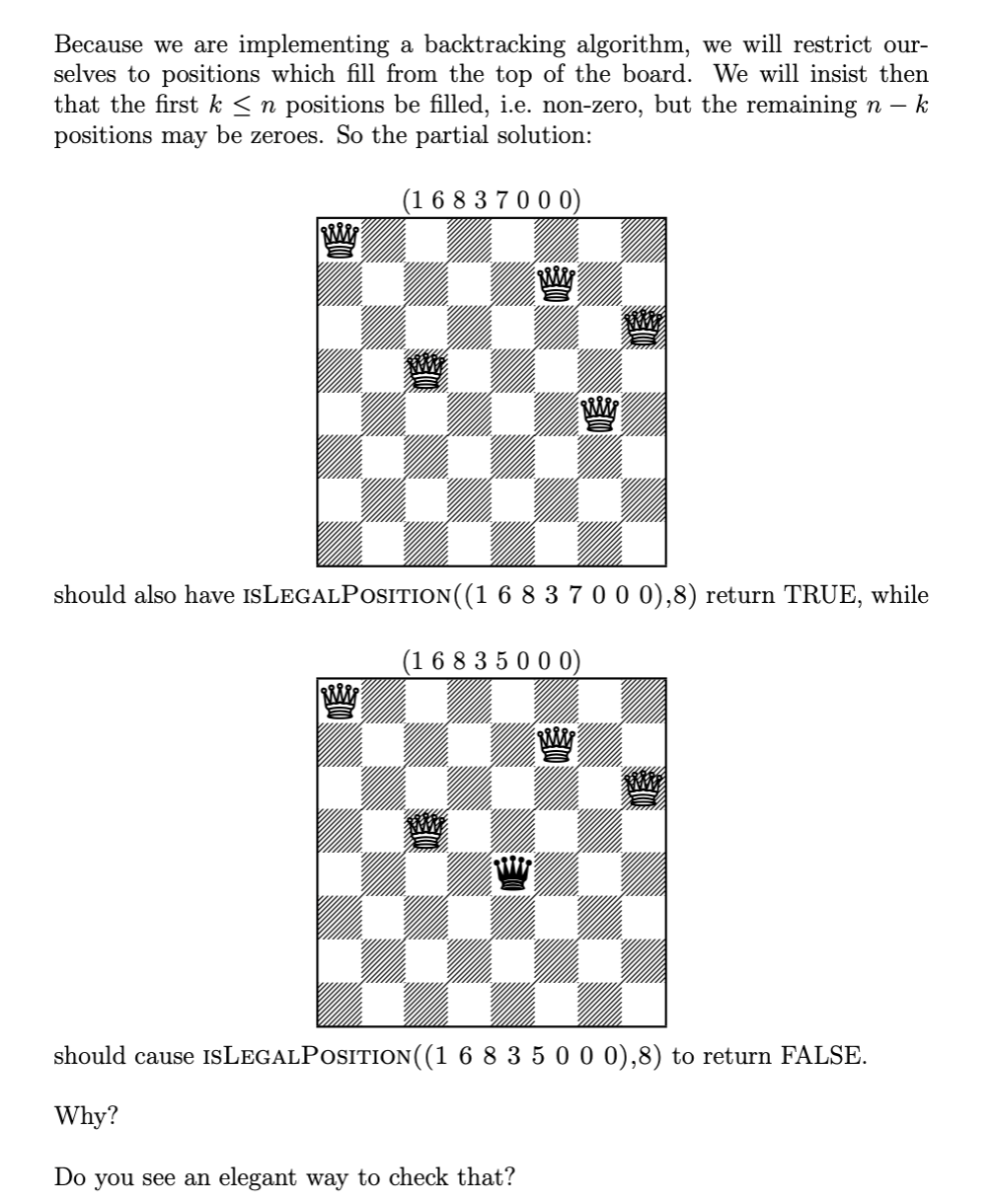 Solved The challenge is to place n Queens on an nxn board | Chegg.com