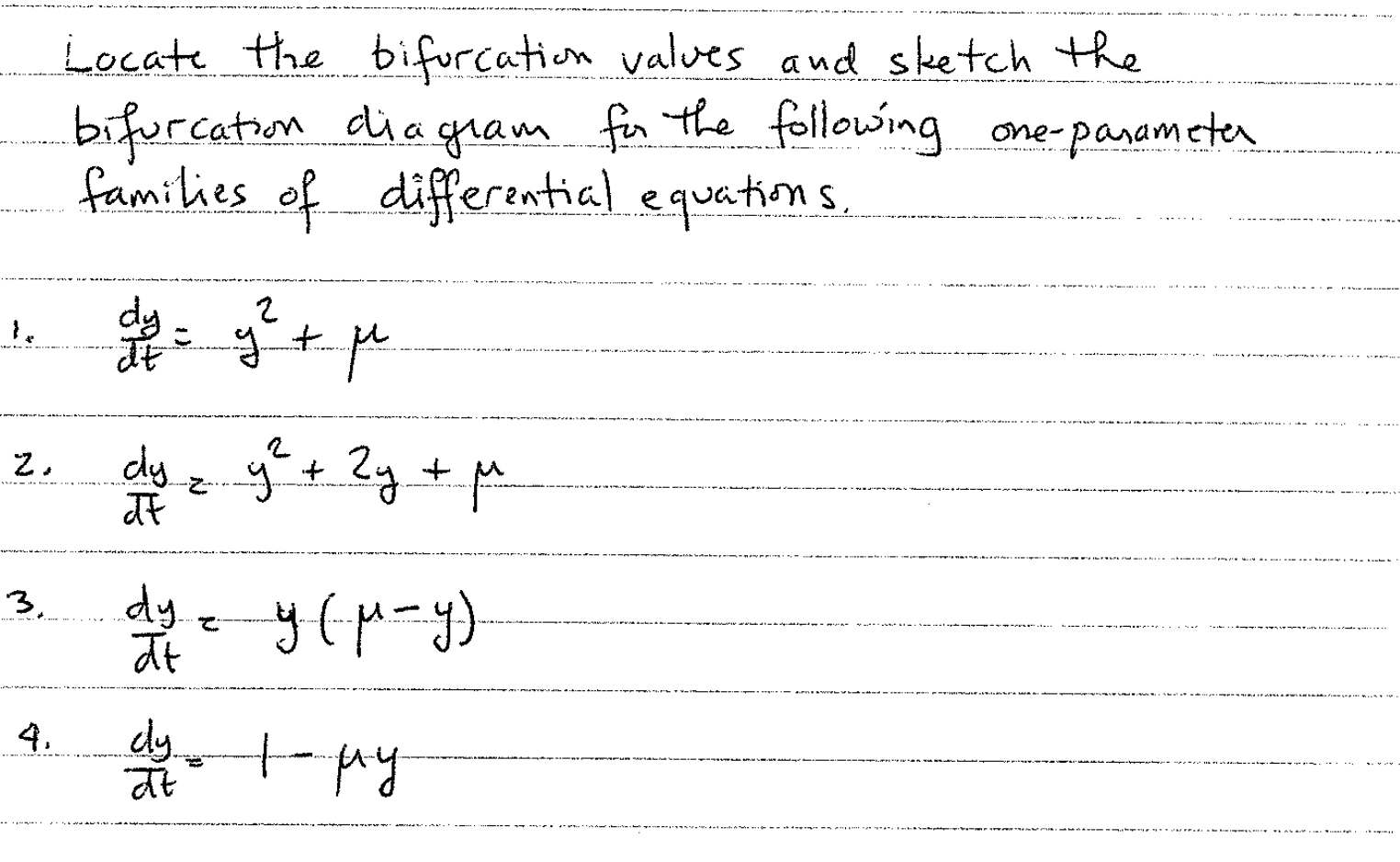 Solved Locate The Bifurcation Values And Sketch | Chegg.com