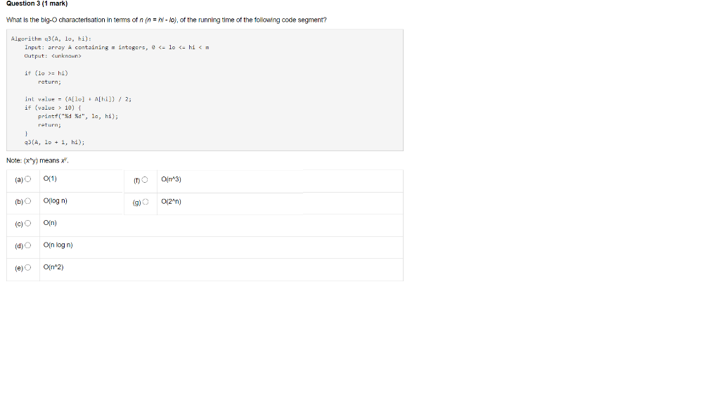 solved-question-3-1-mark-what-is-the-big-o-chegg