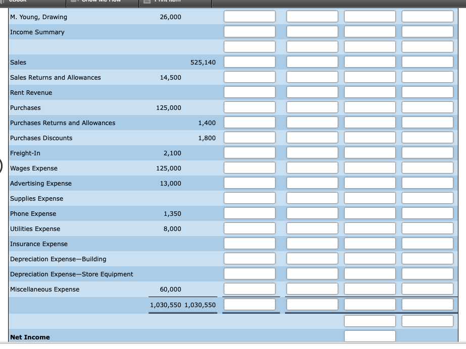 Solved Preparation Of Adjustments On A Spreadsheet For A 