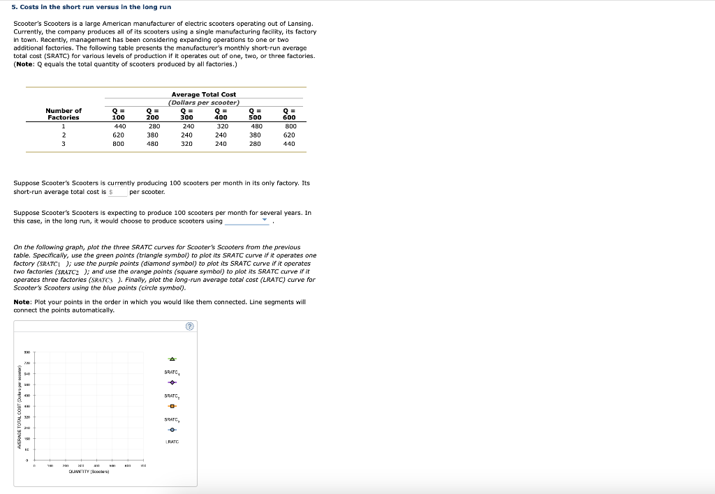 Solved Scooter’s Scooters is a large American manufacturer