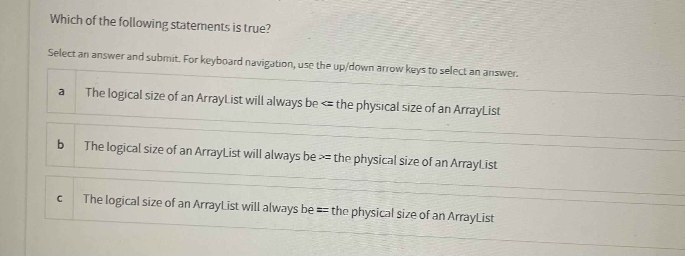 Solved Which Of The Following Statements Is True? Select An | Chegg.com