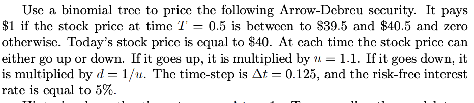 Solved Use a binomial tree to price the following | Chegg.com