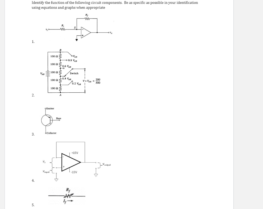 Solved Identify the function of the following circuit | Chegg.com