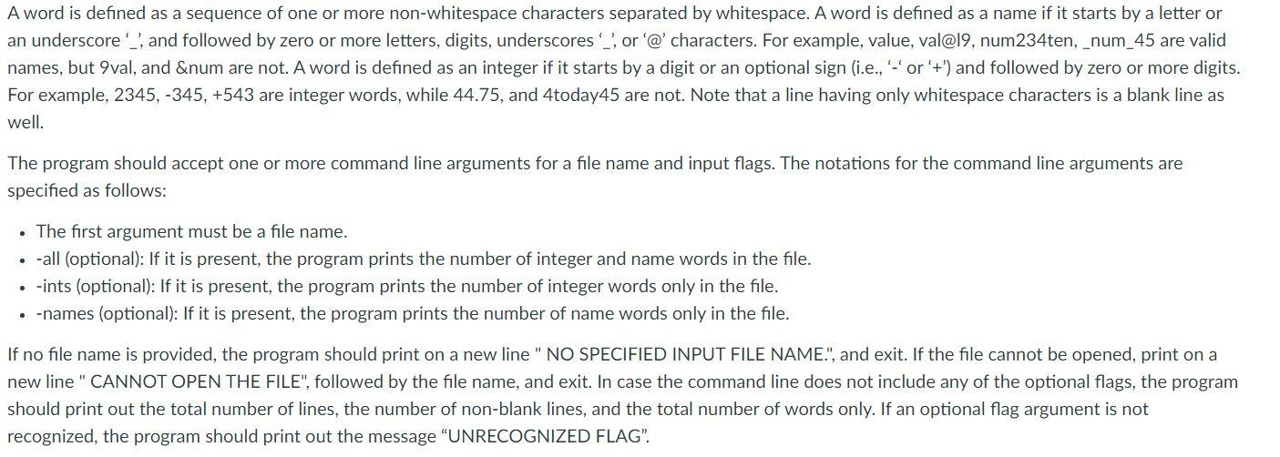 solved-a-word-is-defined-as-a-sequence-of-one-or-more-chegg