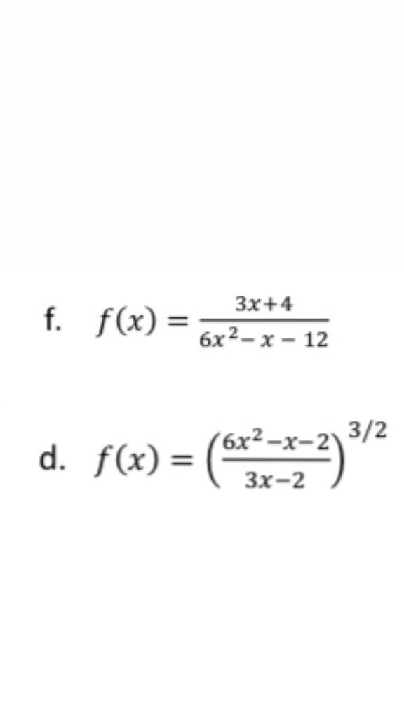 f x )= 4x 3 12x 2 2x 6