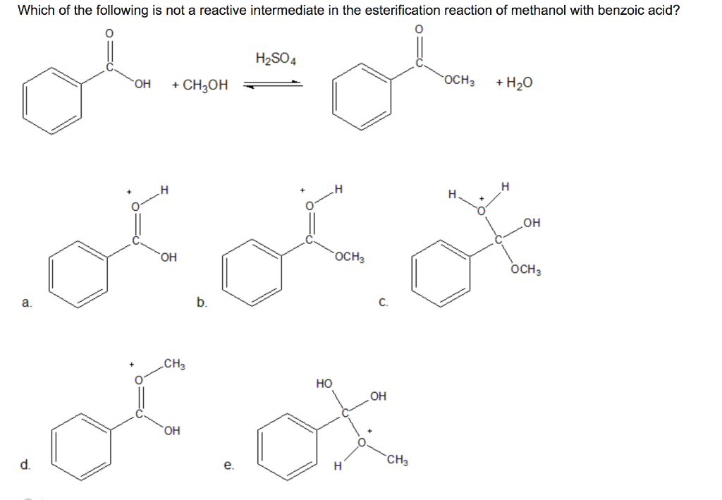 Solved Which of the following is not a reactive intermediate | Chegg.com