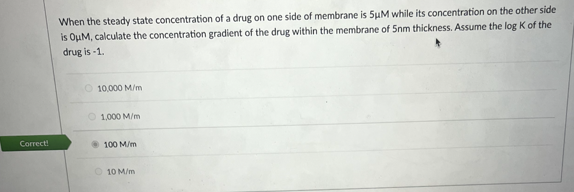 Solved When the steady state concentration of a drug on one | Chegg.com