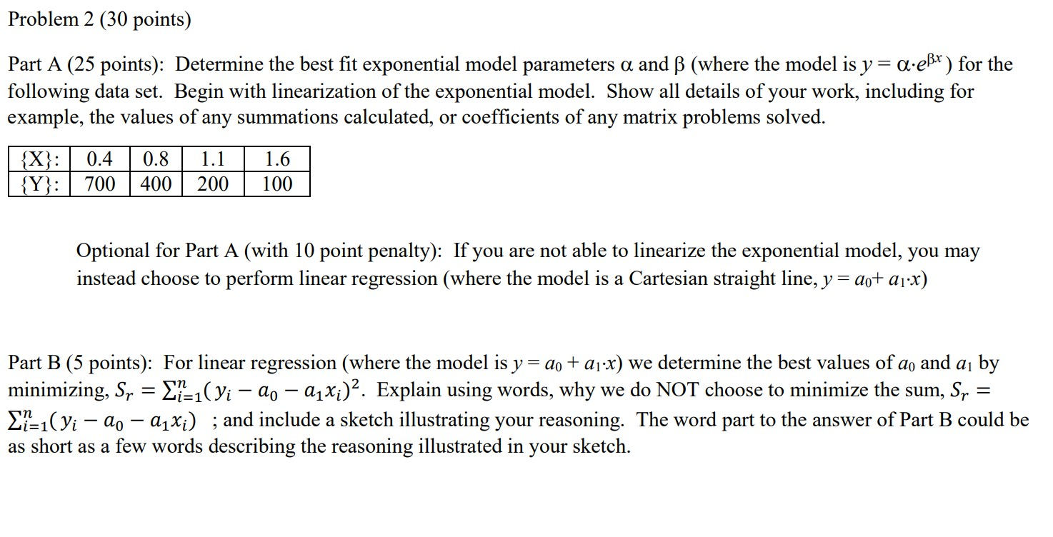 Solved Problem 2 (30 points) Part A (25 points): Determine | Chegg.com