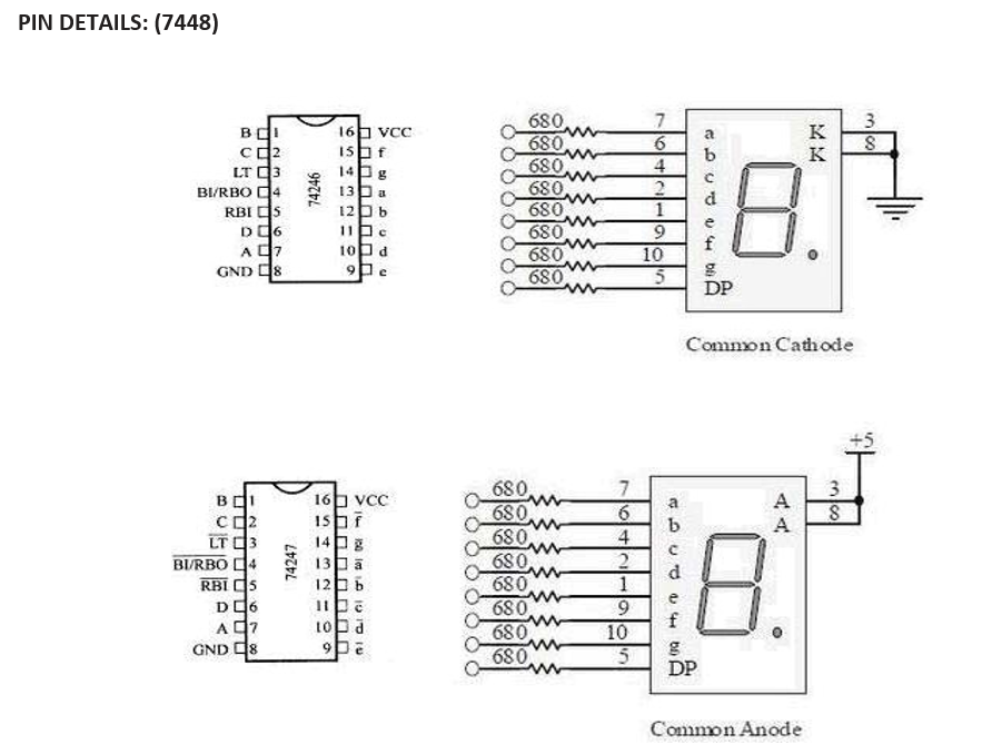7 Segment Display Circuit Using Logic Gates Wiring Today