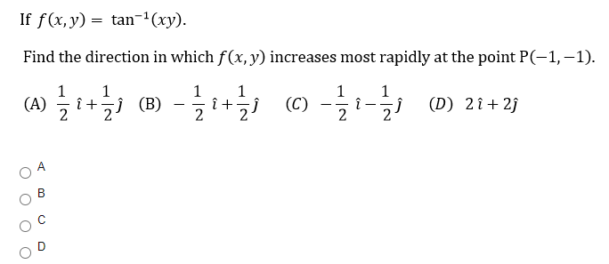 Solved If F X Y Tan Xy Find The Direction In Which Chegg Com