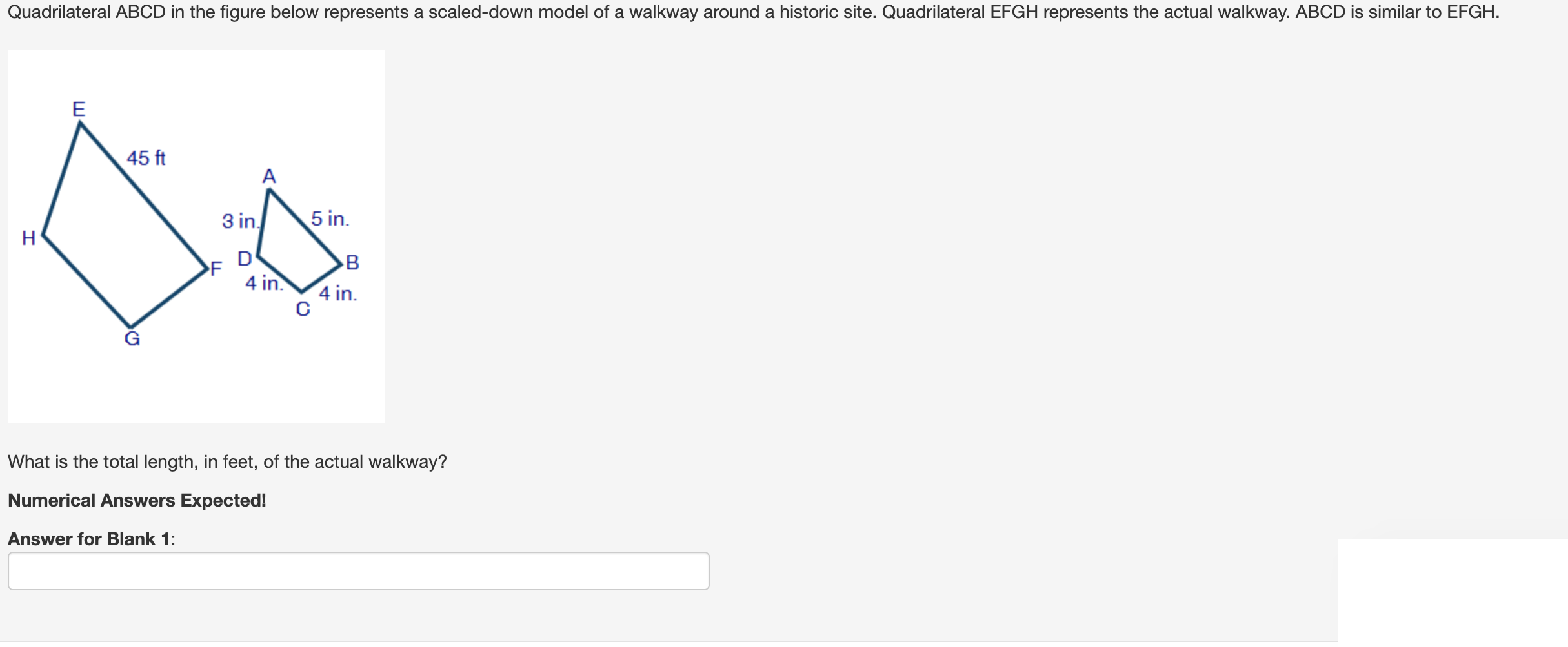 Solved Quadrilateral ABCD in the figure below represents a