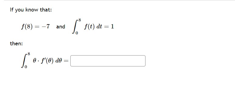 Solved If You Know That F 8 7 รฏ And Chegg Solved If You Know That F 8 7 รฏ And Chegg