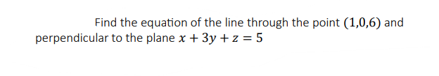 Solved Find the equation of the line through the point | Chegg.com