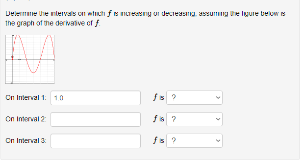 Solved Determine the intervals on which f is increasing or | Chegg.com