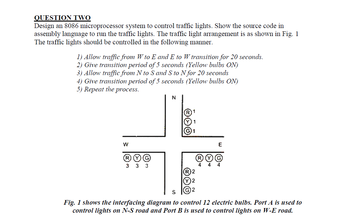 Question Two Design An 8086 Microprocessor System To Chegg 