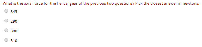 Solved A helical gear has a normal module of 5 mm, a normal | Chegg.com
