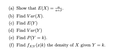 Solved A Beta Random Variable With Parameters A 0 And B Chegg Com