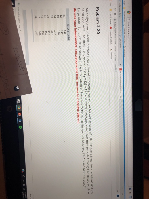 Solved the Problem 3-20 An analyst must decide between two | Chegg.com