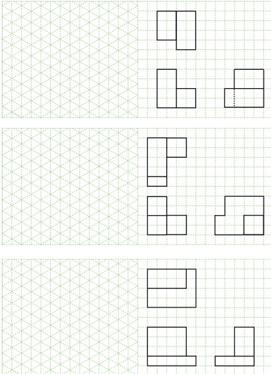 Solved Sketch the isometric view from the given orthographic | Chegg.com